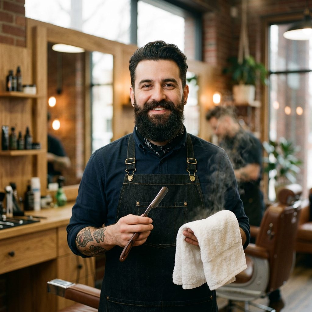 Andre, barber