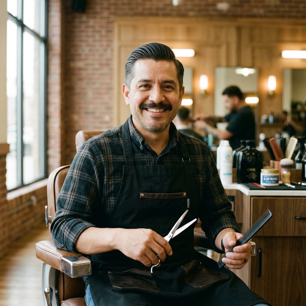 Leo, barber